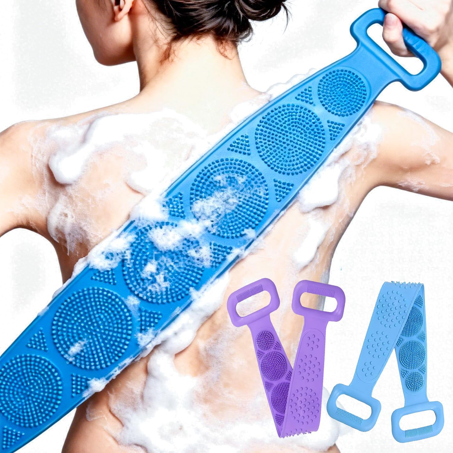 S1-15 FlexScrub silikonski pas za prhanje