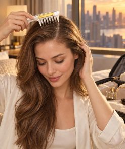 Scalp glavnik za nanos olja
