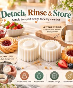 DoughForm dvostranski modelček za pecivo
